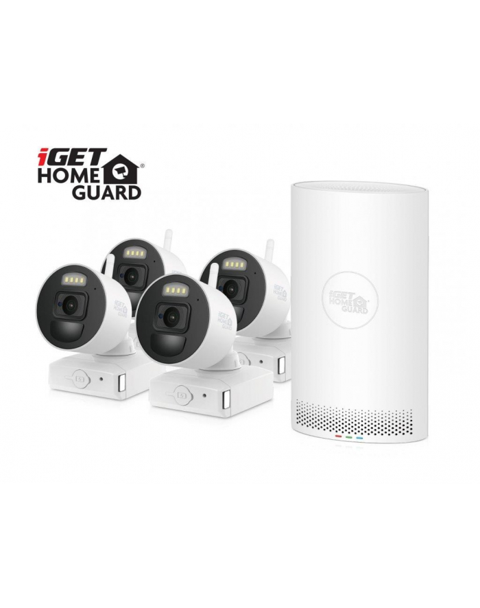 System Kamer Iget Homeguard Hgnvk88004P V2023 (Hgnvk88004P V2023) Biały główny