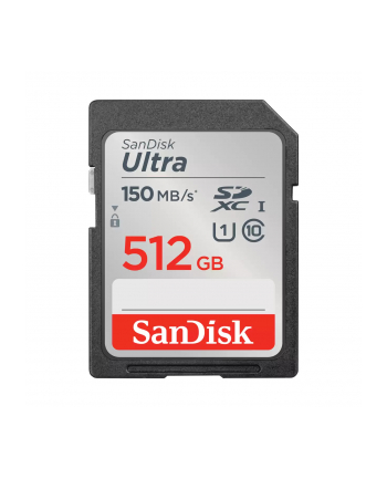 Sandisk 512GB Sdxc Ultra 150Mb/S C10 Uhs-I nr 2