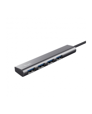 Trust Hub USB 3.1 Gen 1 Halyx-4-port 1+4 Porty ciemnoszary (HALYX4PORT)