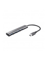 Trust Hub Multiport USB-C USB 3.2 Gen 2 (USB 3.0) Halyx-4-port 1+4 Porty ciemnoszary (HALYX4PORT) - nr 2