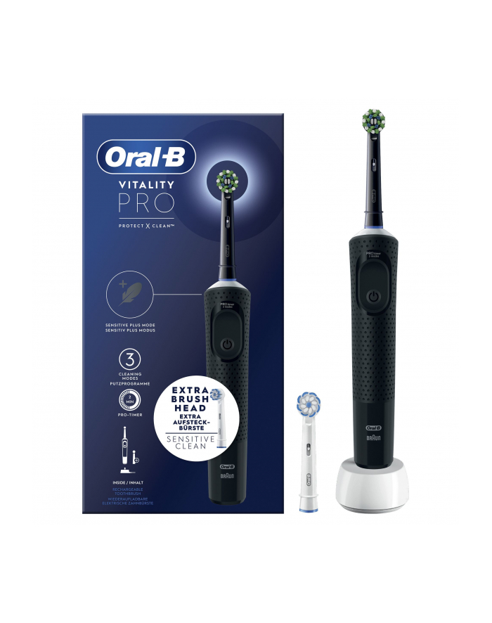 Oral-B Vitality Pro Black + Końcówka główny