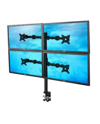 Ergosolid Uchwyt Biurkowy Do Czterech Monitorów 4X LCD Led 10'' 30'' Regulacja 3D (NF44)