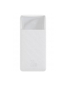 Baseus Bipow powerbank z szybkim ładowaniem 10000mAh 20W biały (Overseas Edition) + kabel USB-A - Micro USB 0.25m biały (PPBD050502) - nr 15