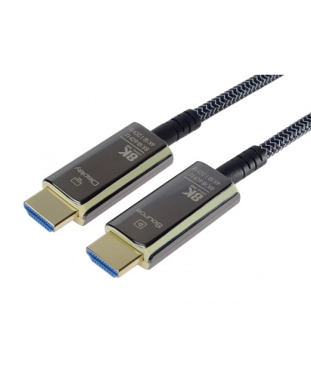 Premiumcord 8K Ultra High Speed Hdmi 2.1 Optyczny Aktywny Kabel Światłowodowy, 48 Gbit/S, 2.1, 3D, Edid, Arc, Hdr, Rozdzielczość 60Hz 4320P, 4