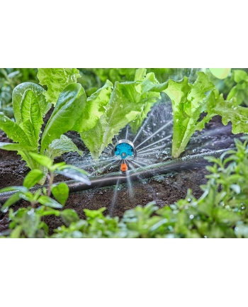 GARD-ENA Micro-Drip-System 6 in 1 spray nozzle, 2 pieces (Kolor: CZARNY/turquoise, model 2023)