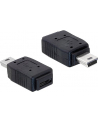 ADAPTER USB MINI(M)->USB MIKRO(F)+NIKIEL - nr 14