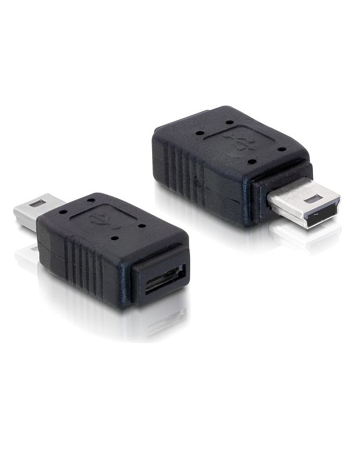 ADAPTER USB MINI(M)->USB MIKRO(F)+NIKIEL główny
