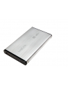 Obudowa aluminiowa do HDD 2,5' SATA, USB, srebrna - nr 14