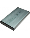 Obudowa aluminiowa do HDD 2,5' SATA, USB, srebrna - nr 38