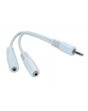 Adapter JACK stereo(M)-> 2x JACK stereo (F) - nr 8