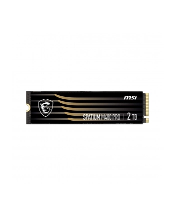 Dysk SSD MSI SPATIUM M480 Pro 2TB PCIe 4.0 NVMe M.2 2280 (7400/7000 MB/s) 3D NAND