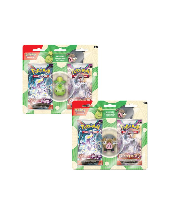 rebel Pokemon karty TCG: Back to School Scarlet 'amp; Violet - Eraser Blister - Bundle główny