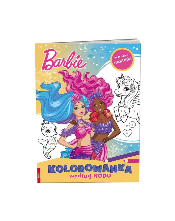 ameet Kolorowanka według kodu. Barbie Dreamtopia KKO-1401 główny