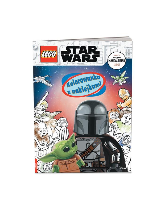 ameet Kolorowanka z naklejkami. LEGO STAR WARS NA-6302 główny