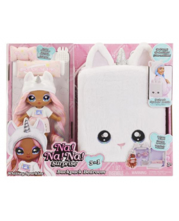 mga entertainment Na! Na! Na! Surprise 3-in-1 Backpack Bedroom Unicorn Playset - Whitney Sparkles 592365