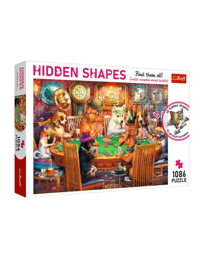 Puzzle 1086el. Hidden Shapes. Wieczór gier 10749 Trefl główny