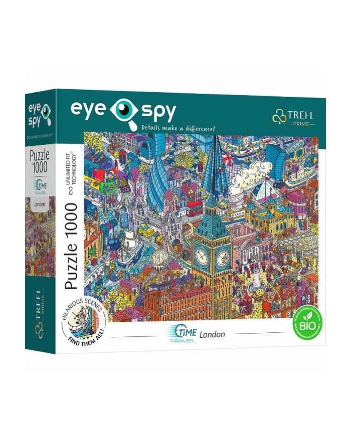 Puzzle 1000el. UFT Eye spy - Time Travel: London, United Kingdom 10750 Trefl główny