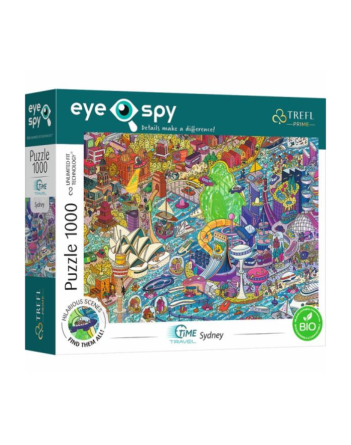 Puzzle 1000el. UFT Eye spy - Time Travel:Sydney, Australia 10751 Trefl główny