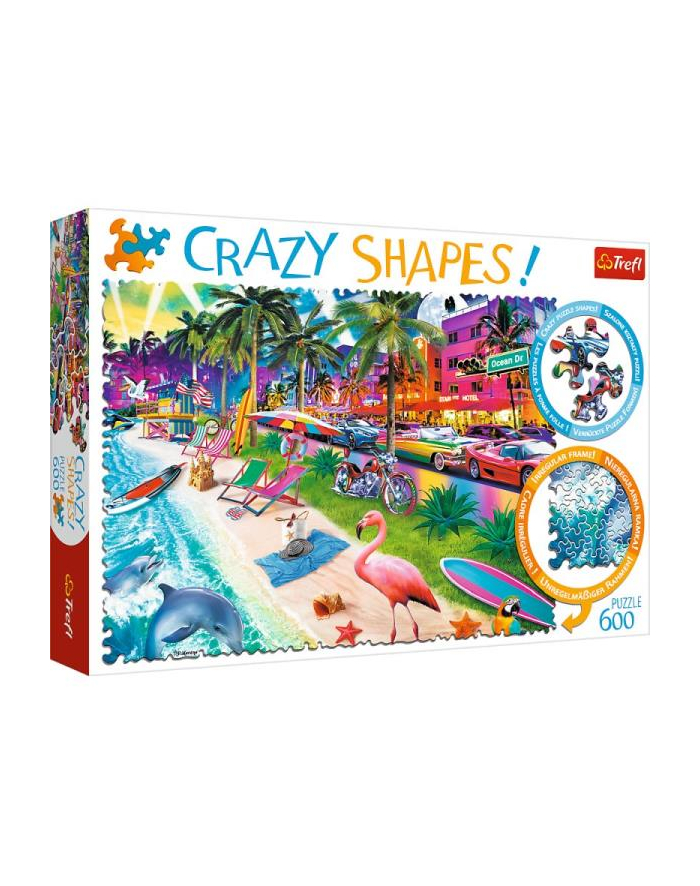 Puzzle 600 Crazy Shapes Plaża w Miami 11132 Trefl główny