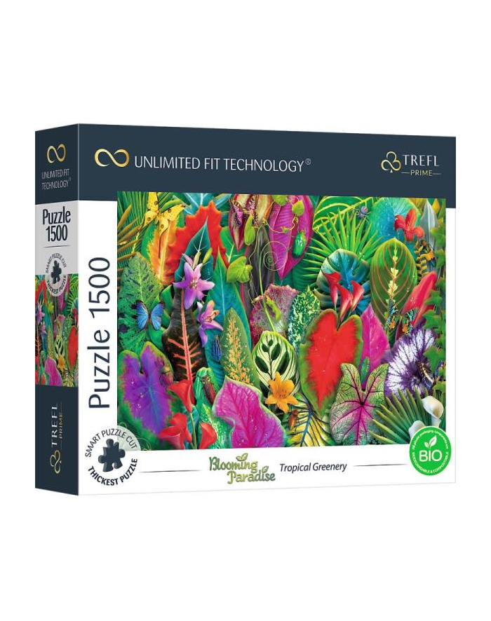 Puzzle 1500el UFT Blooming Paradise: Tropical Greenery 26208 Trefl główny