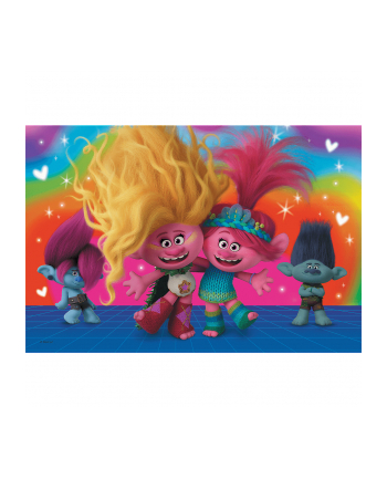 Puzzle 60el Przyjacielskie Trolle Trolls 3 17386 Trefl