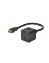 digitus Kabel rozdzielacz/splitter HDMI HighSpeed 1080p 24Hz FHD Typ HDMI A/2xHDMI A M/Ż 0,2m Czarny - nr 11