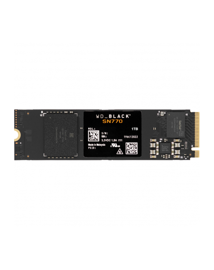 western digital Dysk Black SSD 1TB SN770 NVMe 2280 M2 WDS100T3X0E główny