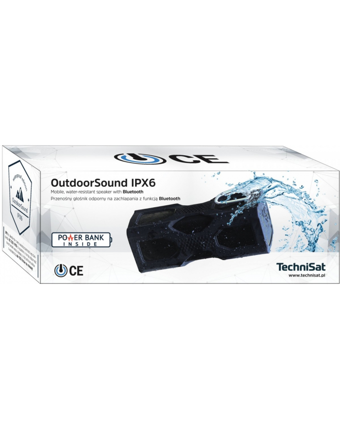 technisat Głośnik bezprzewodowy OutdoorSound IPX6, bluetooth 4.0 główny