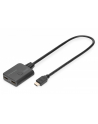 digitus Kabel Rozdzielacz/Splitter HDMI 2.0 UHD 4K 60Hz Typ HDMI A/2xHDMI A M/Ż 0,5m Czarny - nr 1