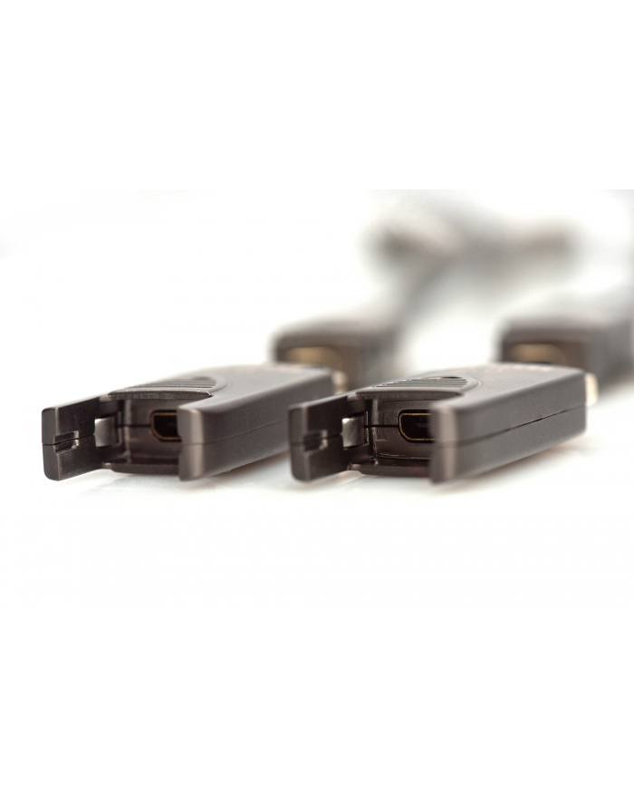 Kabel DIGITUS połączeniowy hybrydowy AOC HDMI 2.0 Premium High Speed Ethernet 4K60Hz UHD HDMI D/A HDMI D/A M/M czarny 20m główny