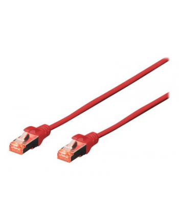 DIGITUS  LAN KABEL CAT 6-3M - 10 SZTUK - KABEL SIECIOWY RJ45 - EKRANOWANY S/FTP - KOMPATYBILNY Z CAT 6A I CAT 7 - CZERWONY  ()