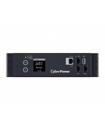 Cyberpower Systems - Monitored Switched 0U Three-phase Vertical Steel Black (PDU83401)