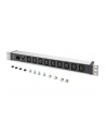 Digitus 1U Aluminum Pdu, Rackmountable, 9 X C13 10 A, 230 V Ac, 50/60 Hz, Iec C14 Inlet, A Fuse (DN95429) - nr 15