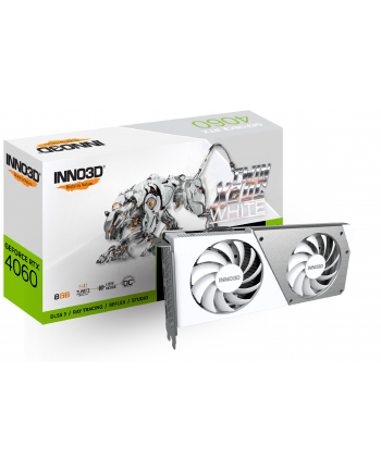 Inno3D GeForce RTX 4060 Twin X2 OC Biały (N4060208D6X173051W)