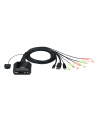 Aten Cs52Dp 2-Port Usb-C Displayport Hybrid Cable Kvm Switch (60653E) - nr 2