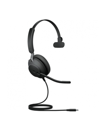 Jabra Evolve2 40 Se Przewodowy Zestaw Słuchawkowy Mono Certyfikowany Dla Microsoft Teams Z Usb C