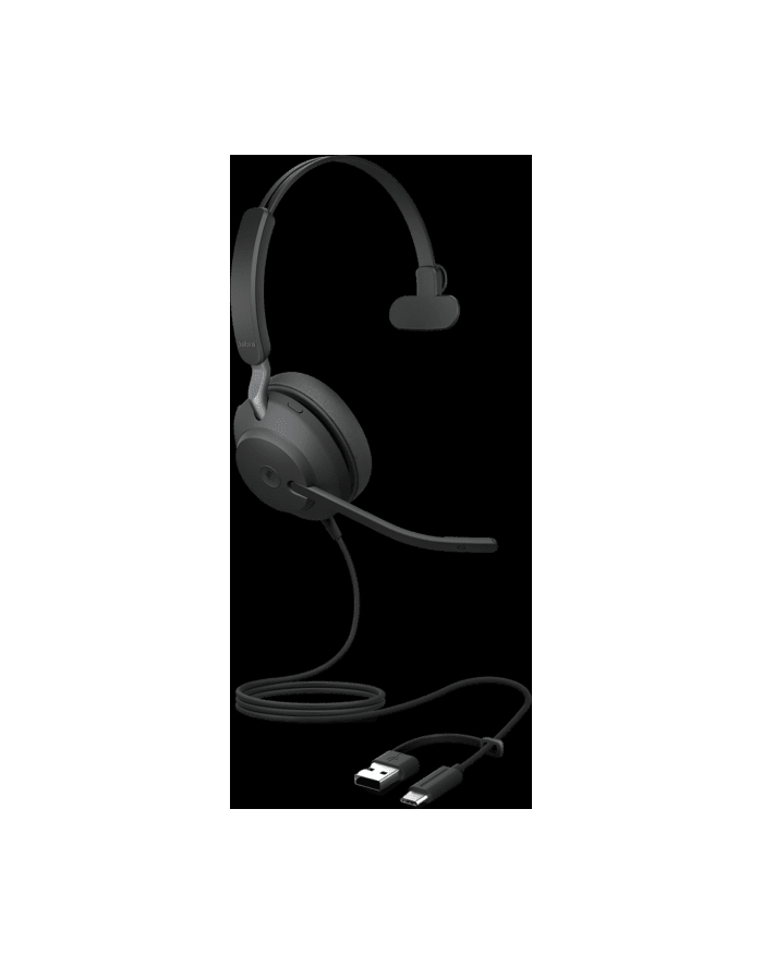 Jabra Evolve2 40 Se Przewodowy Zestaw Słuchawkowy Mono Certyfikowany Dla Microsoft Teams Z Usb A główny