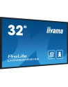 iiyama Monitor wielkoformatowy 31.5 cala LH3260HS-B1AG matowy 24h/7  500(cd/m2) VA 1920 x 1080 FHD System Android.11 Wifi CMS(iiSignage2) - nr 44