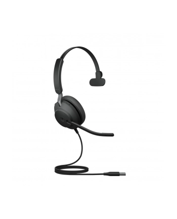 Jabra Evolve2 40 Se Przewodowy Zestaw Słuchawkowy Mono Certyfikowany Dla Microsoft Teams Z Usb A