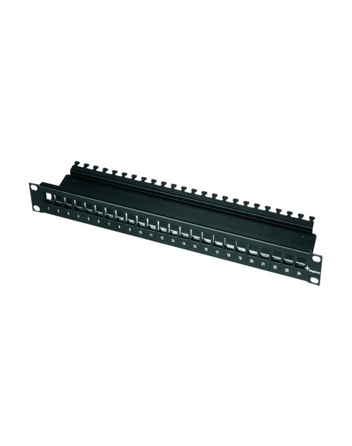 Telegärtner 24 Porty Patchpanel 483 Mm (19'') Cat 6A 1 U Czarny (H02025A0220) główny