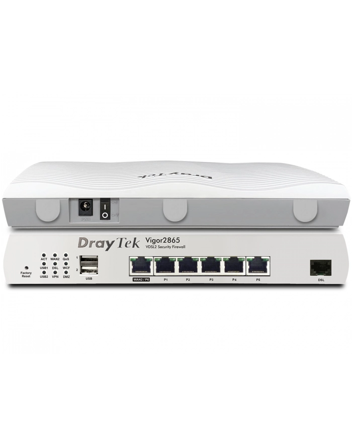 Draytek Vigor 2865-B Adsl2+-Vdsl2 Supervectoring Router Retail - Modem 1,000 Mbps (V2865BDEATCH) główny