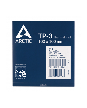 Thermopad Arctic TP-3 100x100mm 1.0mm (ACTPD00053A)