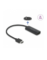 Delock adapter kablowy 0,18 m HDMI Typu A (Standard) DisplayPort + Micro-USB Czarny (64213) - nr 1