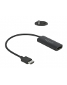 Delock adapter kablowy 0,18 m HDMI Typu A (Standard) DisplayPort + Micro-USB Czarny (64213) - nr 8