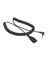 Jabra Kabel QD na 2,5mm, wtyk pod kątem, spiralny, długośc 0,5m-2,0m, Przykładowo dla Panaso (8800-01-46) - nr 6