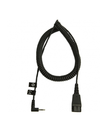 Jabra Kabel QD na 2,5mm, wtyk pod kątem, spiralny, długośc 0,5m-2,0m, Przykładowo dla Panaso (8800-01-46)