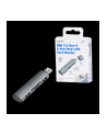 Logilink Hub USB 3.2 Gen 2 aluminiowa obudowa, wbudowany czytnik kart pamięci SD, z diodą LED szary (UA0394) - nr 11