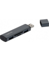 Logilink Hub USB 3.2 Gen 2 aluminiowa obudowa, wbudowany czytnik kart pamięci SD, z diodą LED szary (UA0394) - nr 12