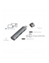Logilink Hub USB 3.2 Gen 2 aluminiowa obudowa, wbudowany czytnik kart pamięci SD, z diodą LED szary (UA0394) - nr 15