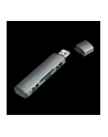 Logilink Hub USB 3.2 Gen 2 aluminiowa obudowa, wbudowany czytnik kart pamięci SD, z diodą LED szary (UA0394) - nr 18